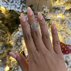 Sterling silver phaistos ring